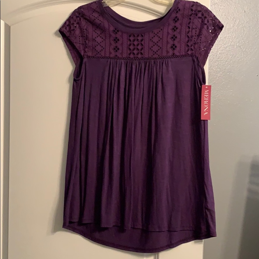 Flowy Purple Top.